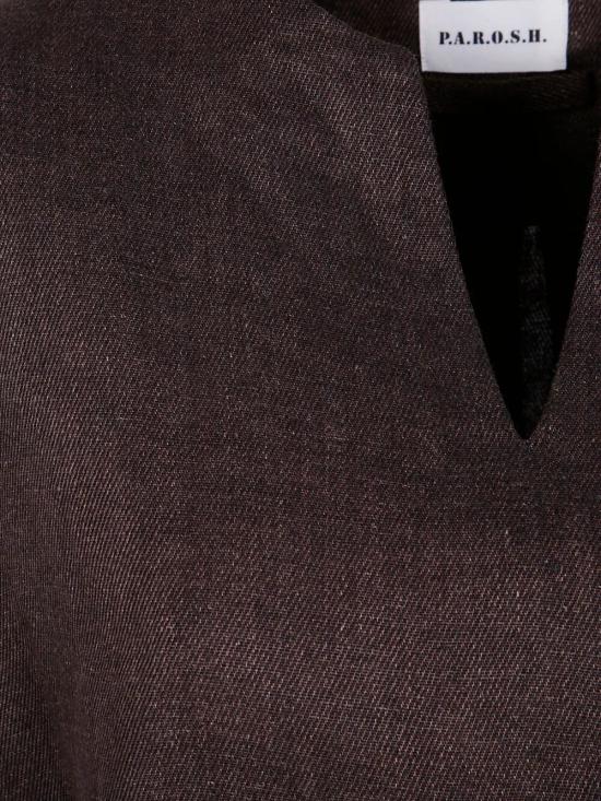  파로쉬 탑 D313069 BETULLA086 DARK BROWN - PAROSH