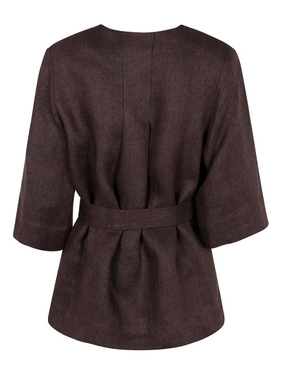  파로쉬 탑 D313069 BETULLA086 DARK BROWN - PAROSH