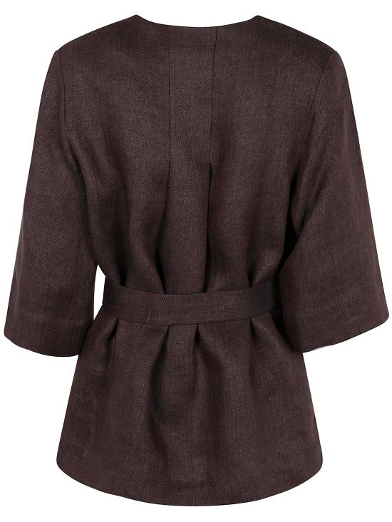  파로쉬 탑 D313069 BETULLA086 DARK BROWN - PAROSH
