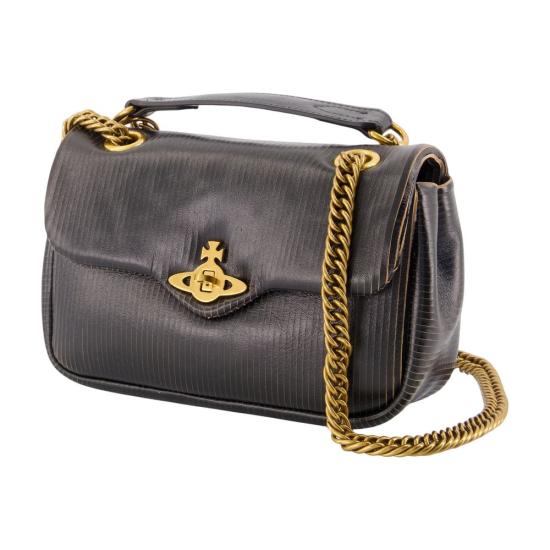 26FW 비비안웨스트우드 크로스백 46030004W L00EN N103 BLACK - VIVIENNE WESTWOOD