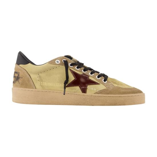 26FW 골든구스 볼 스타 스웨이드 스니커즈 GMF00117 F008741 20398 YELLOW