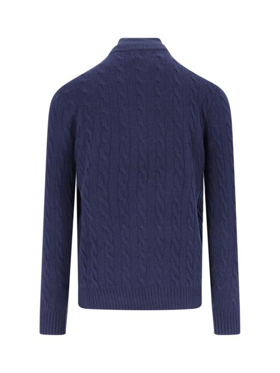 26FW 폴로 랄프로렌 포니 자수 케이블 니트 점퍼 710 876766 002 BLUE - POLO RALPH LAUREN