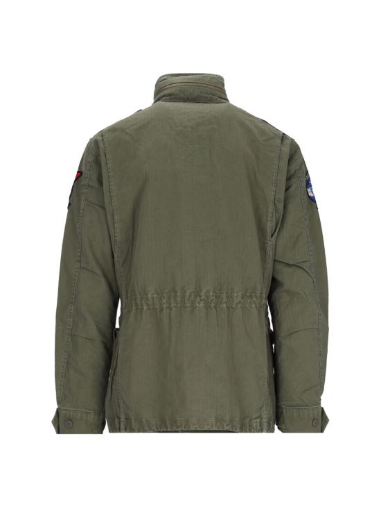 26FW 폴로 랄프로렌 로고 아이코닉 밀리터리 자켓 710 961616 001 GREEN - POLO RALPH LAUREN