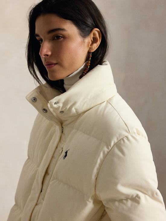 26FW 랄프 로렌 숏패딩 피우미노 트라푼타토 오파코 크레마 - RALPH LAUREN