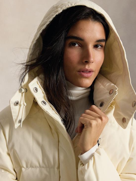 26FW 랄프 로렌 숏패딩 피우미노 트라푼타토 오파코 크레마 - RALPH LAUREN