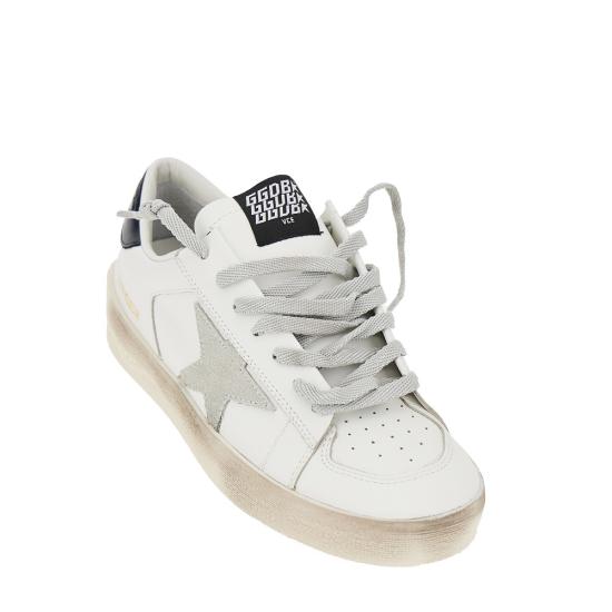 26FW 골든구스 스타단 스웨이드 스타 스니커즈 GMF00128F000567 White - GOLDEN GOOSE