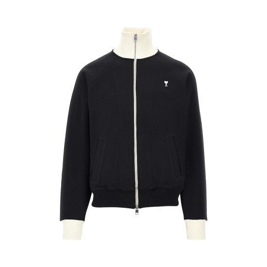 26FW 아미 긴팔 티셔츠 USW796JE0245 Black