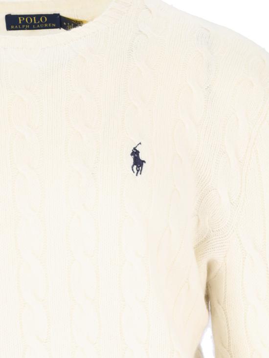 26FW 폴로 랄프로렌 케이블 니트 스웨터 710 876762 010 WHITE - POLO RALPH LAUREN