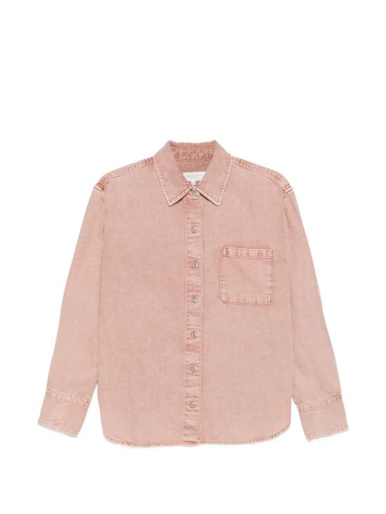 26FW 랙앤본 셔츠 RJ0826FSRRSROSESTONE Pink