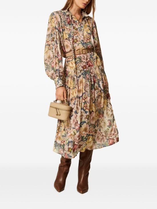 26FW 트윈셋 미디 원피스 262TT2610 S1951514099 Blu indaco - TWINSET