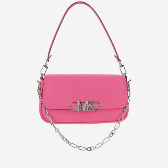  마이클 코어스 가방 미디엄 카프스킨 숄더백 푸시아 - MICHAEL KORS