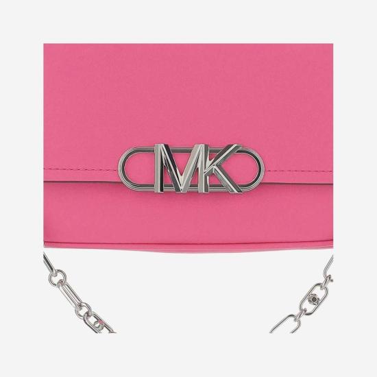  마이클 코어스 가방 미디엄 카프스킨 숄더백 푸시아 - MICHAEL KORS
