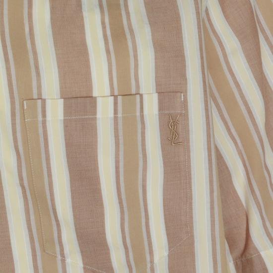 26SS 생로랑 반팔 셔츠 859775Y2N582726 Neutrals - SAINT LAURENT