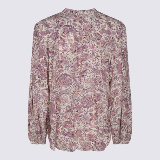  이자벨마랑에뚜왈 탑 25PHT0562FAC1J02EECPE Multicolor - ISABEL MARANT ETOILE