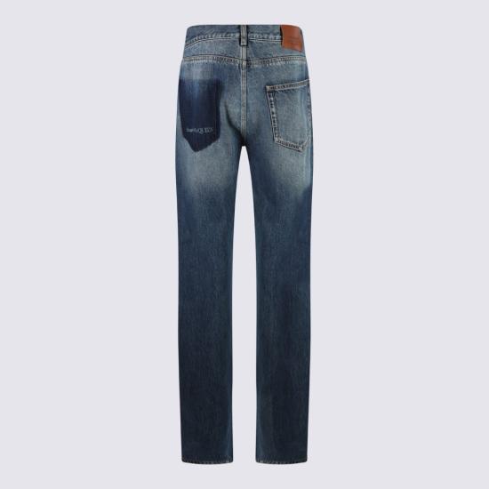 알렉산더 맥퀸 데님 794082QYAA54211 Blue - ALEXANDER MCQUEEN