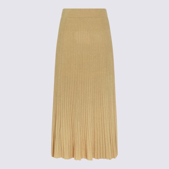 26SS 짐머만 롱 스커트 8721SS261METGLD Neutrals - ZIMMERMANN