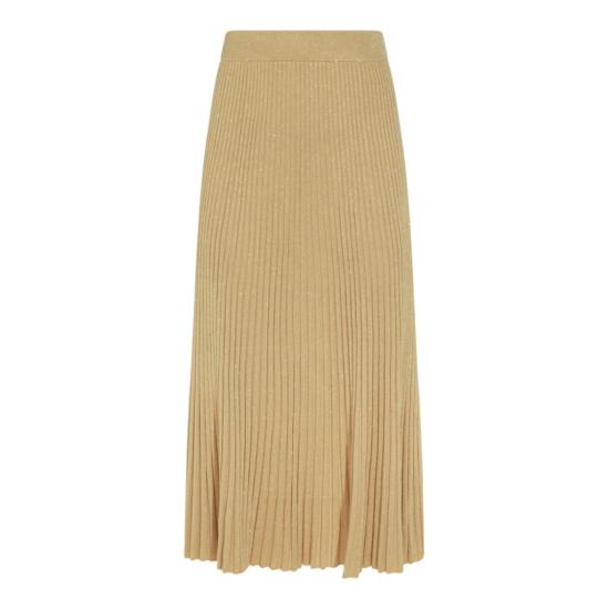 26SS 짐머만 롱 스커트 8721SS261METGLD Neutrals