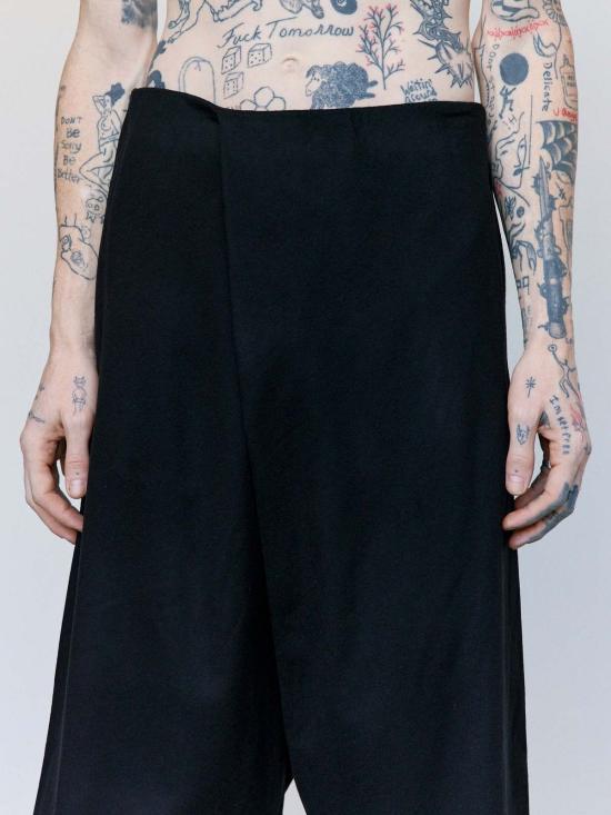  가브리엘라 콜 가먼츠 숏팬츠 342번 헤비 울 크로스드 쇼츠 - GABRIELA COLL GARMENTS