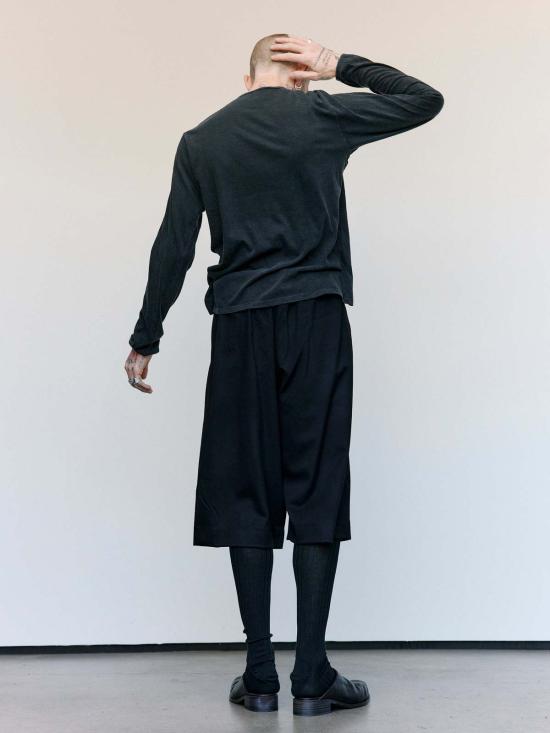  가브리엘라 콜 가먼츠 숏팬츠 342번 헤비 울 크로스드 쇼츠 - GABRIELA COLL GARMENTS