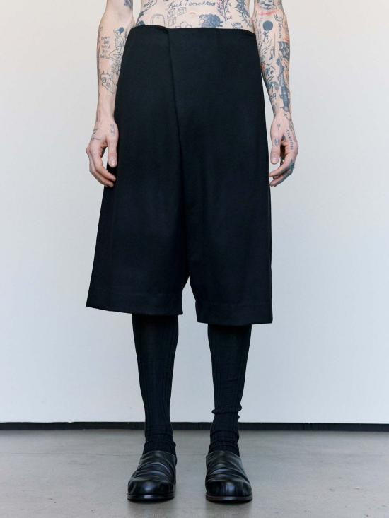  가브리엘라 콜 가먼츠 숏팬츠 342번 헤비 울 크로스드 쇼츠 - GABRIELA COLL GARMENTS