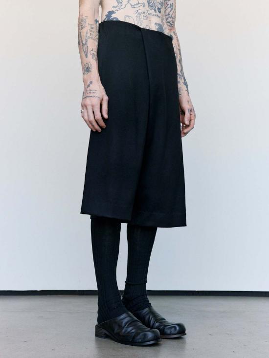  가브리엘라 콜 가먼츠 숏팬츠 342번 헤비 울 크로스드 쇼츠 - GABRIELA COLL GARMENTS