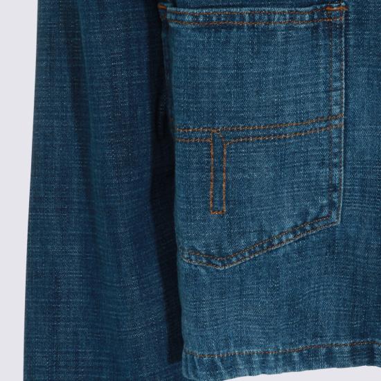 26SS 로이스 데님 35157917LINEN CROSS STONE Blue - LOIS