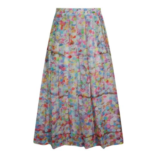 26SS 토킹 월즈 롱 스커트 TW2255KWS6MATCONFETTI Multicolor
