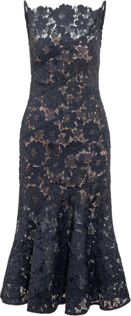 26FW 셀프 포트레이트 롱 원피스 AW26043MNNAVY BLACK