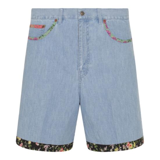  발렌티노 가라바니 데님 숏팬츠 6V0DD04HALM508 Blue