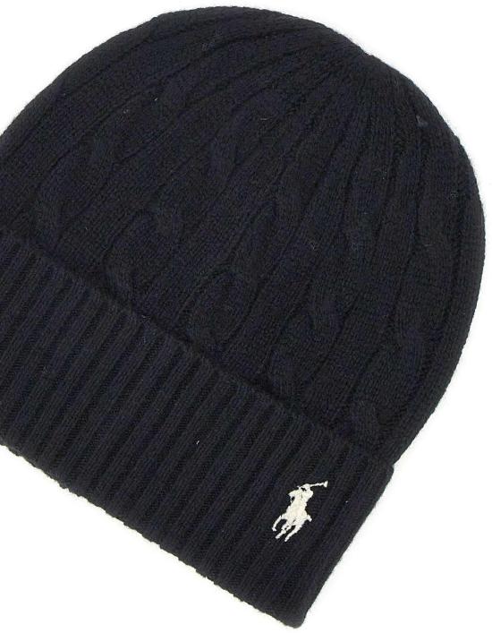 26FW 랄프 로렌 비니 455981442 BLACK - RALPH LAUREN