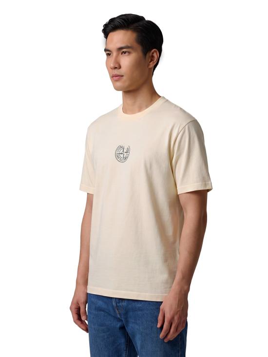 26FW 스톤 아일랜드 반팔 티셔츠 L2S152100001S0533V0093 BIANCO - STONE ISLAND