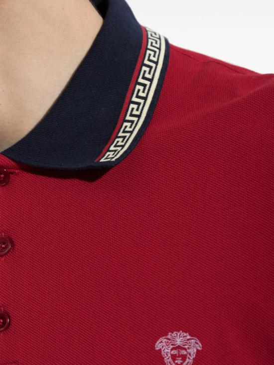 26FW 베르사체 반팔 티셔츠 10260071A186872RJ00 ROSSO - VERSACE