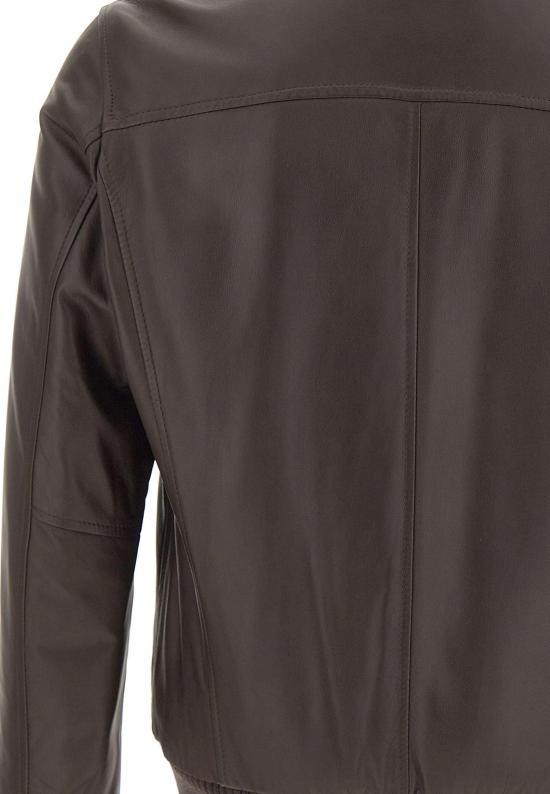 26FW 발바 가죽 자켓 VERMONT58200290029 BROWN - BARBA