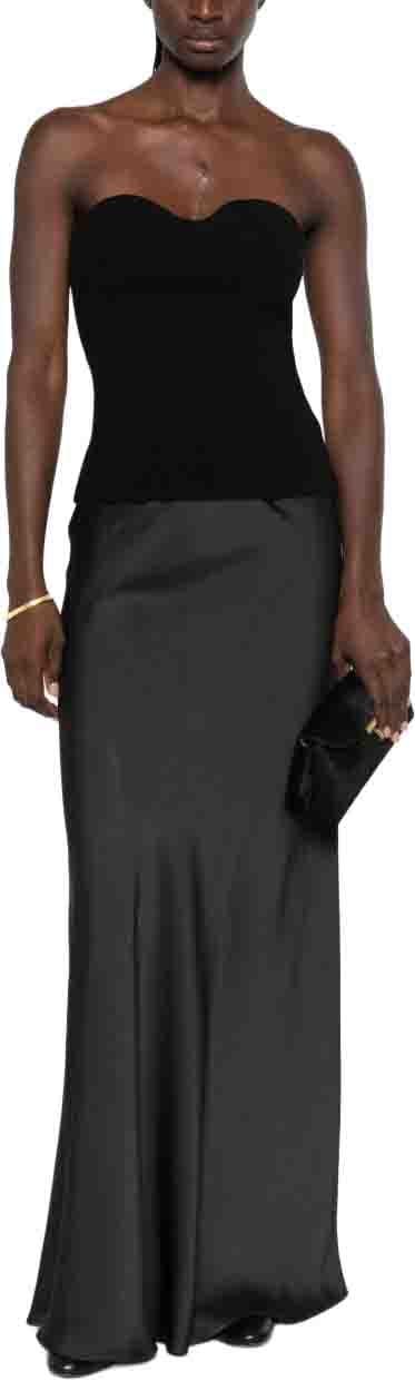 26FW 파비아나 필리피 롱 스커트 GND216F361D9828204 BLACK - FABIANA FILIPPI
