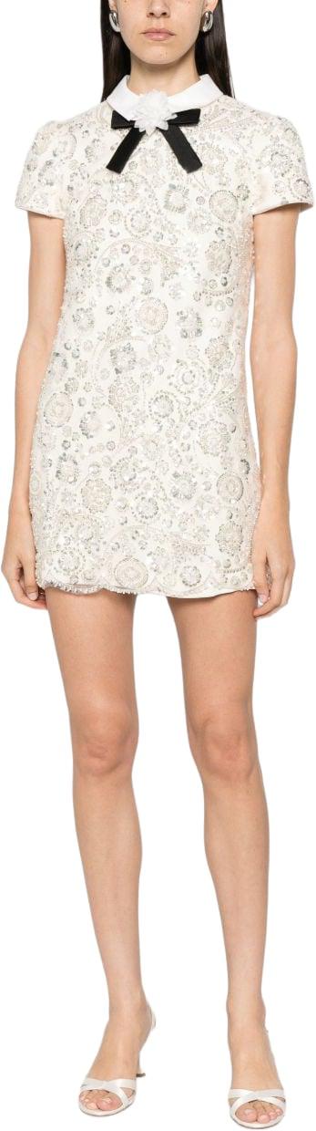 26FW 셀프 포트레이트 숏 원피스 AW26019SCCREAM WHITE - SELF PORTRAIT