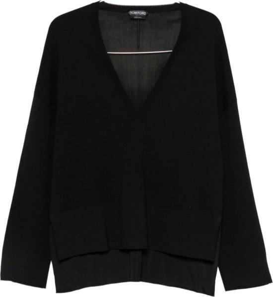26FW 톰포드 니트웨어 MAK1477YAX1069NAA BLACK