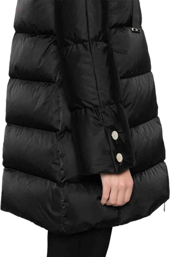 26FW 에르노 새틴 A-셰이프 재킷 PI1304D12170Z9300 BLACK - HERNO