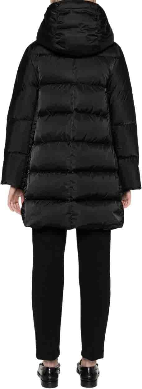 26FW 에르노 새틴 A-셰이프 재킷 PI1304D12170Z9300 BLACK - HERNO