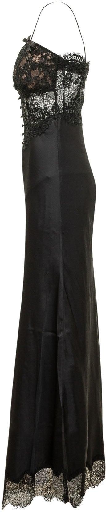 26FW 셀프 포트레이트 롱 원피스 AW26023MABBLACK - SELF PORTRAIT