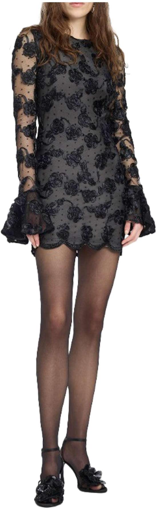 26FW 로테이트 숏 원피스 116650100 BLACK - ROTATE