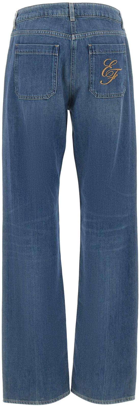 26FW 엘리자베타프랜치 데님 팬츠 PJ17I66E2139 BLUE - ELISABETTA FRANCHI