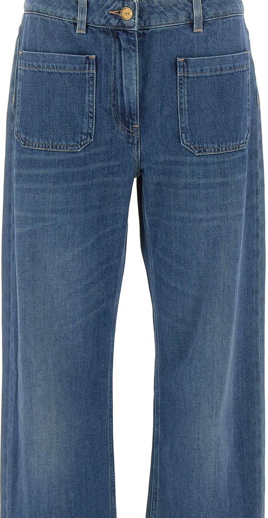 26FW 엘리자베타프랜치 데님 팬츠 PJ17I66E2139 BLUE - ELISABETTA FRANCHI