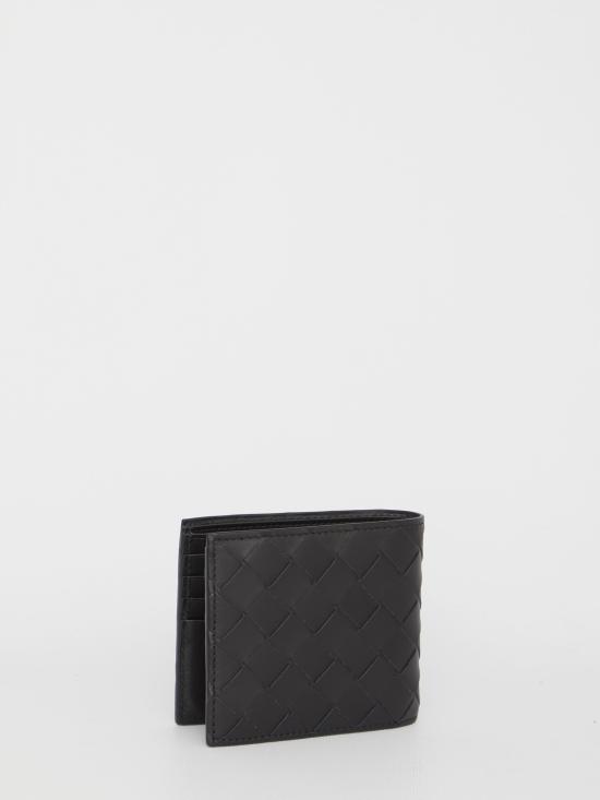 26FW 보테가베네타 인트레치아토 반지갑 743211VCPQ48803 NERO - BOTTEGA VENETA