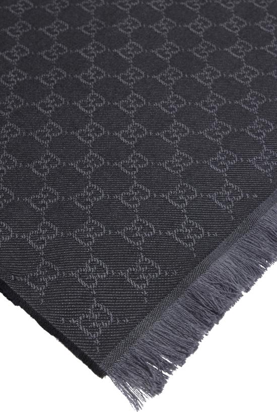 26FW 구찌 GG 울 스카프 8485073G2001063 NERO - GUCCI