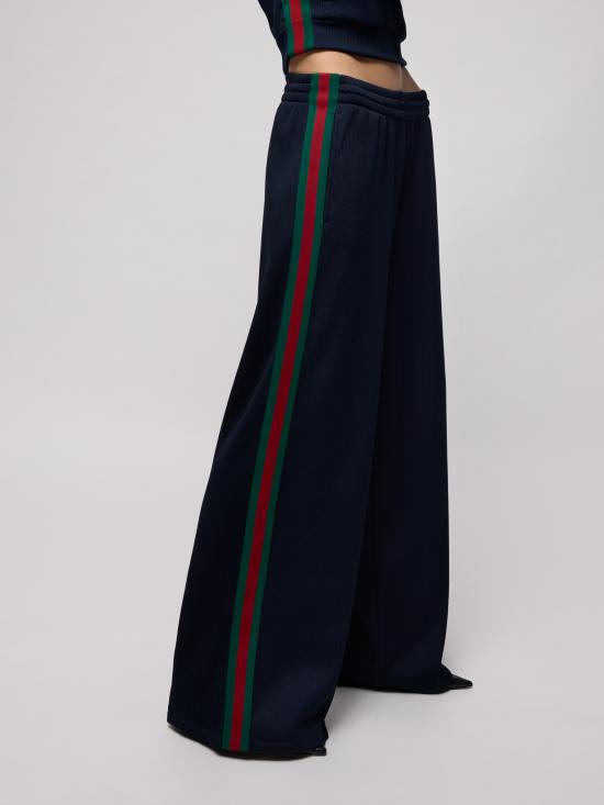 26FW 구찌 코튼 저지 레저 팬츠 875675XJHYN4294 BLU - GUCCI