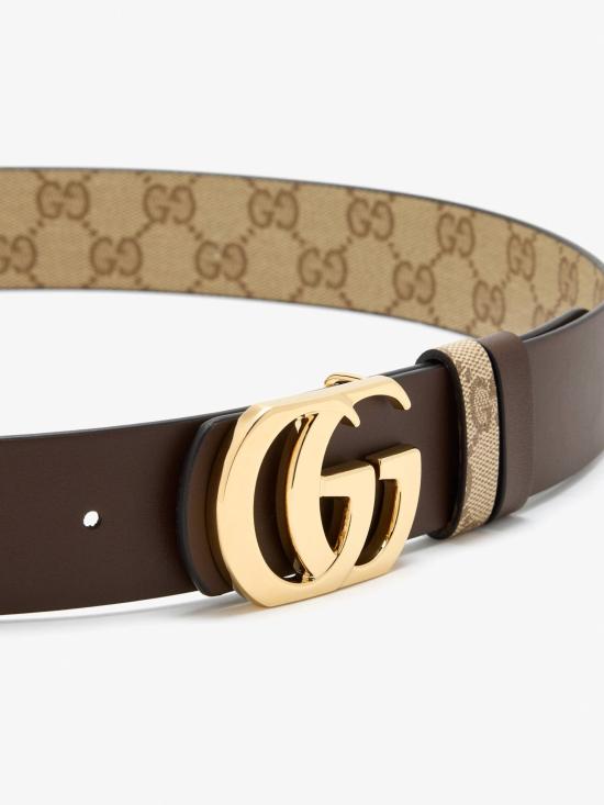 26FW 구찌 리버서블 컷 GG 마몽 벨트 874723AAGRK9751 BEIGE - GUCCI