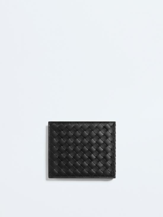 26FW 보테가베네타 인트레치아토 피콜로 바이 폴드 지갑 796966V6PD11263 NERO - BOTTEGA VENETA