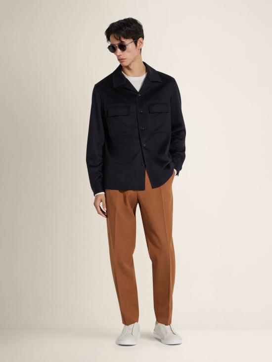 26FW 에르메네질도제냐 긴팔 셔츠 E8V46SOT6B923 BLU - ERMENEGILDO ZEGNA