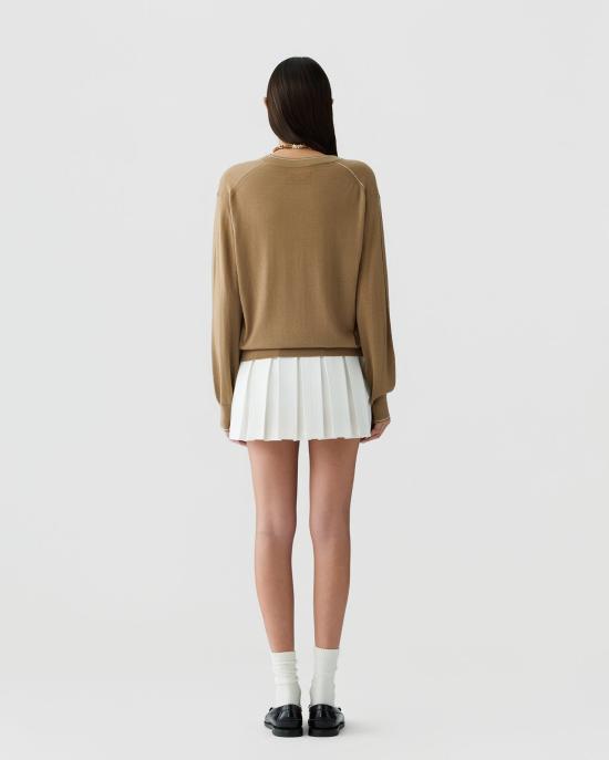 26FW 게스트 인 레지던스 스웨터 W45834JFCMLCRE BEIGE - GUEST IN RESIDENCE