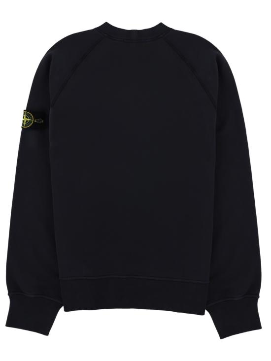 26FW 스톤 아일랜드 오가닉 코튼 플리스 오버사이즈핏 크루넥 스웨트셔츠 L2S156100008S0051V002A BLU - STONE ISLAND